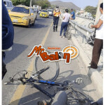 Ciclista resultó herido en sectores de la entrada a Gaira.