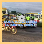 Policías persiguen y disparan a este vehículo en la Rotonda de Mamatoco