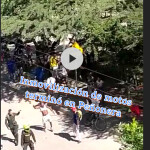 Inmovilización de motos terminó en Peñonera contra la policía en la vía alterna