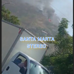 Lamentable se quemó una vivienda en la Ensenada de Juan 23