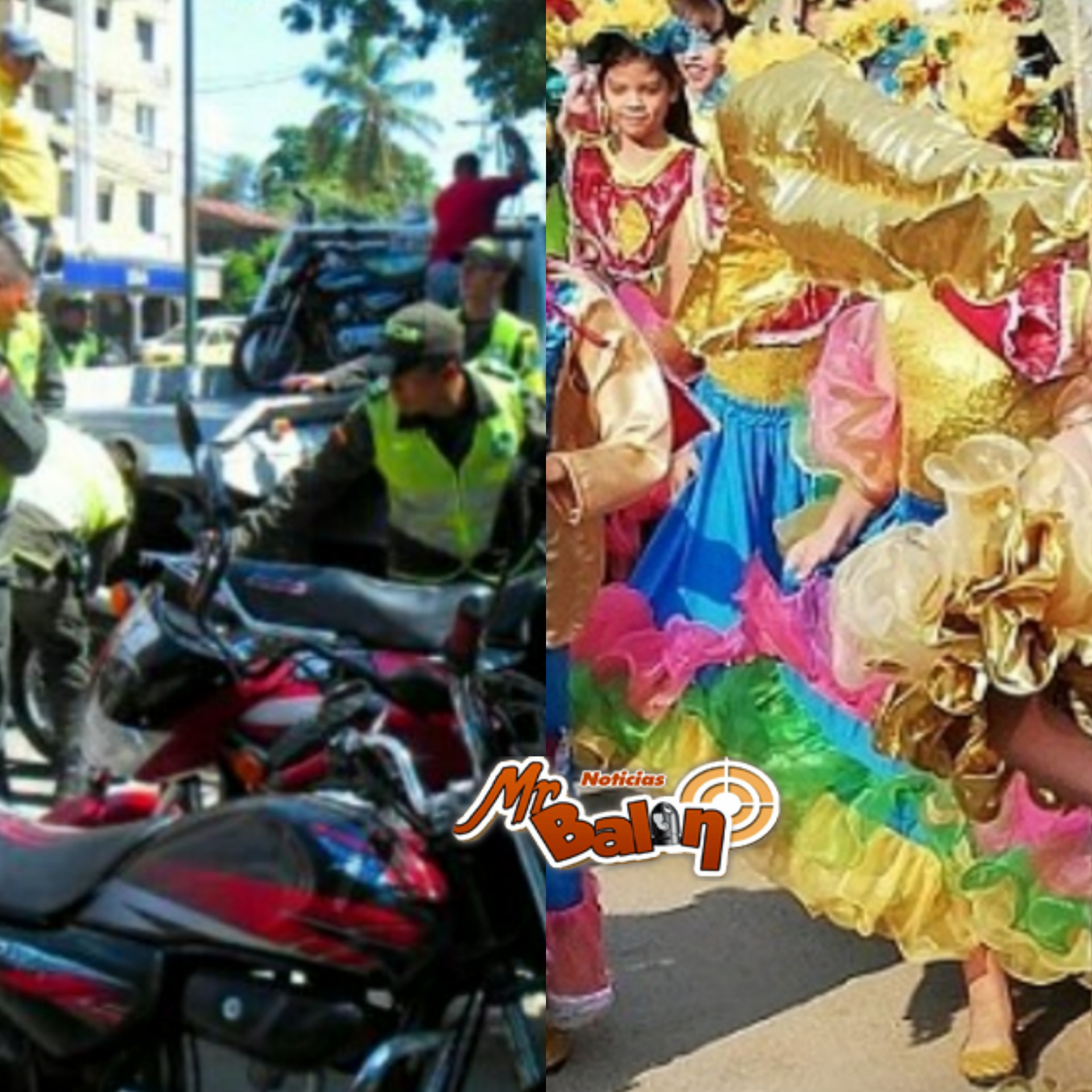 Prohibido circular motos los días 26 y 27 en el horario de estos carnavales...
